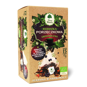 Herbatka Porzeczkowa EKO - herbatka w piramidkach