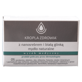 Mydło w kostce z nanosrebrem i białą glinką 100g